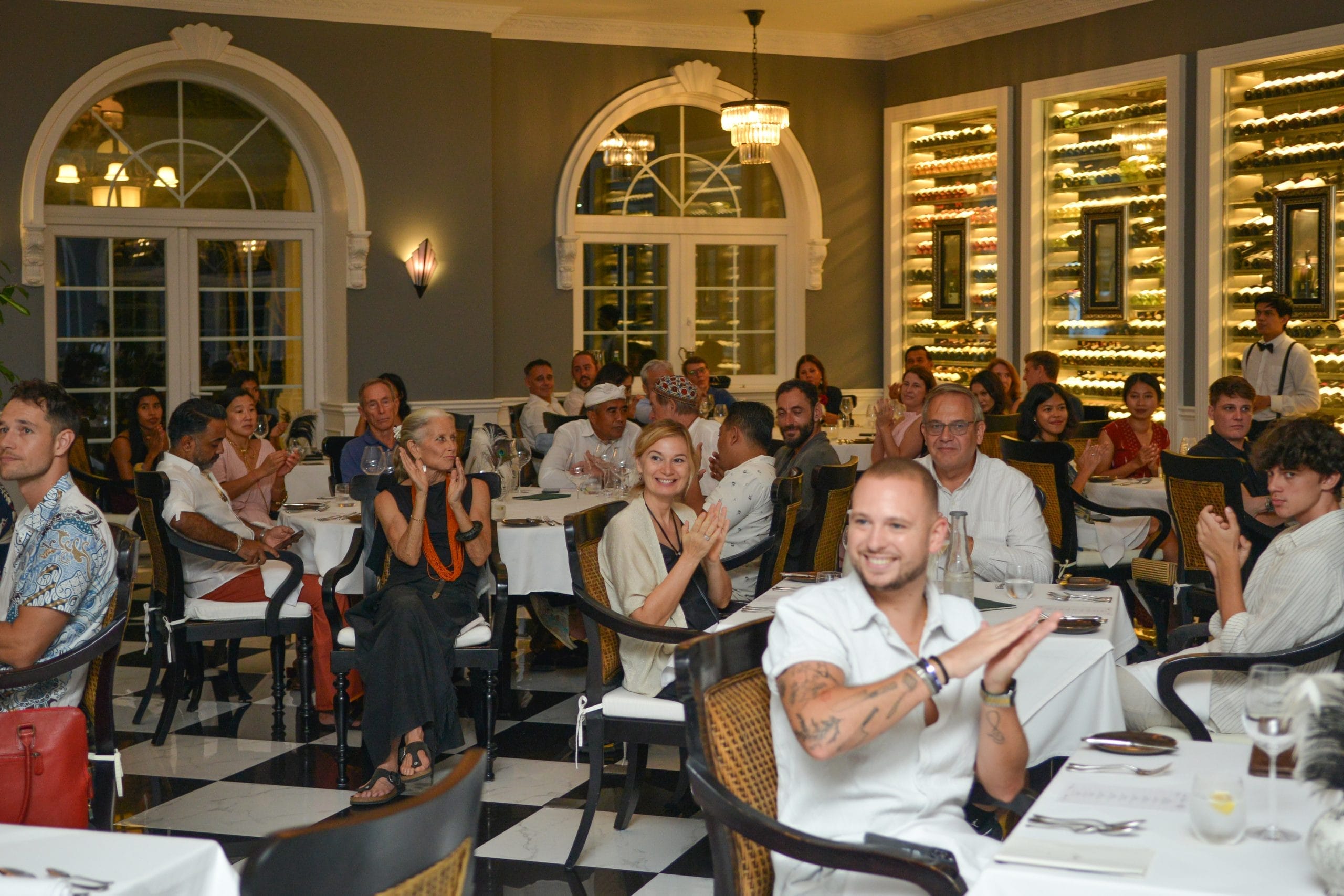 Guests enjoying an event in Bali